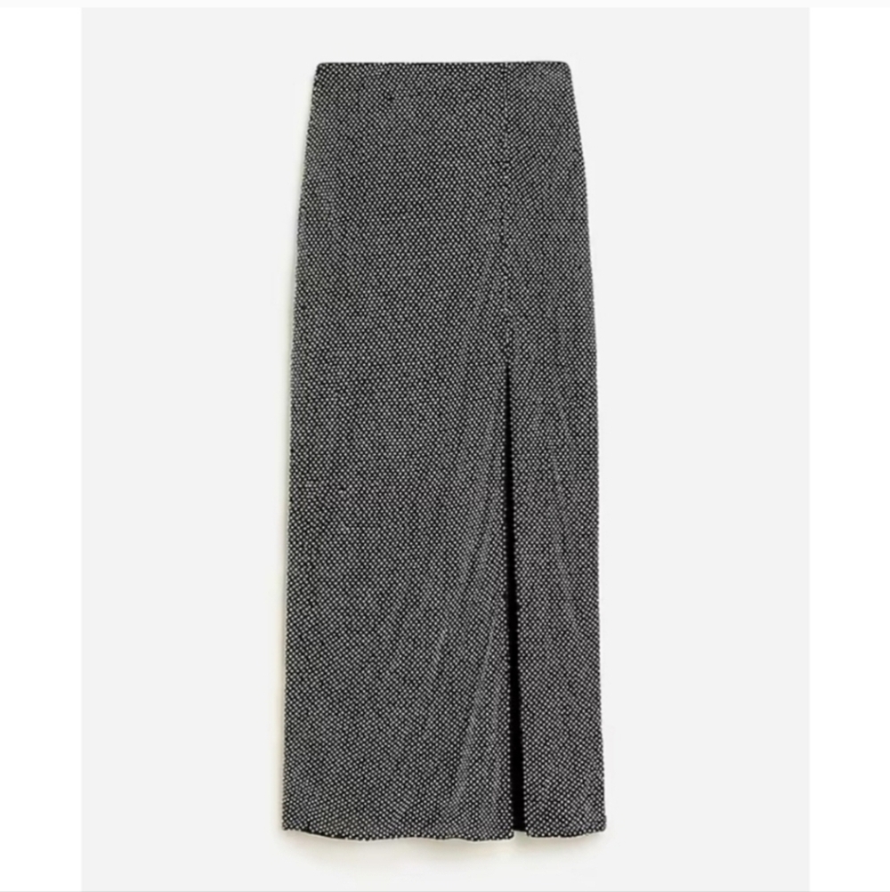 J.Crew Collection Side-Slit Rhinestone Skirt - Picture 8 of 11